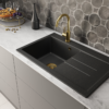 Sada GOLD PREMIUM: Granitový drez Luxor 1.0 + Batérie + sifón - Image 2