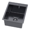 Nerezový drez Clevia Dark 40×50 cm + Sifón - Image 2