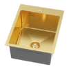 Nerezový drez Clevia Gold 40×50 cm + Sifón - Image 2