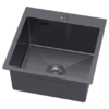 Nerezový drez s PVD technológiou Celvion Dark 46x45 cm + Sifón - Image 2