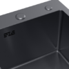 Nerezový drez s PVD technológiou Lucina Dark R 58x48 cm + Sifón - Image 3