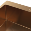 Nerezový drez s PVD technológiou Velaris Rosegold 60x50 cm + Sifón (v farbe drezu) + Odkvapávací kôš + Dávkovač čistiaceho prostriedku - Image 3