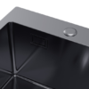 Nerezový drez Clevia Dark 40×50 cm + Sifón - Image 3