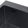 Nerezový drez s PVD technológiou Celvion Dark 46x45 cm + Sifón - Image 3
