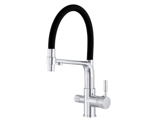 Trojcestná Kuchynská Batéria Imperio s Flexibilným Výtokom