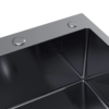 Nerezový drez Aurelia Dark L 78×49 cm + Sifón + Dávkovač čistiaceho prostriedku - Image 3