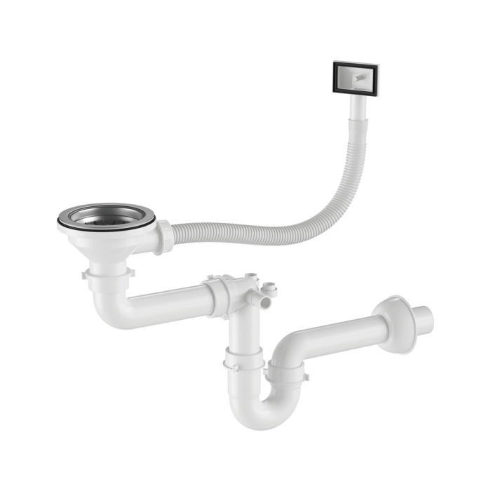 Nerezový drez Aurelia Dark L 78×49 cm + Sifón + Dávkovač čistiaceho prostriedku - Image 5